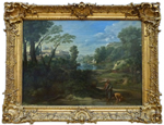 Landscape with Diogenes (circa 1657)