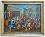 The Abduction of the Sabine Women – painted for Cardinal Luigi Omodei (1637-1638)