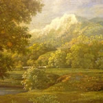 The Four Seasons - Spring or The Earthly Paradise - Detail of the landscape