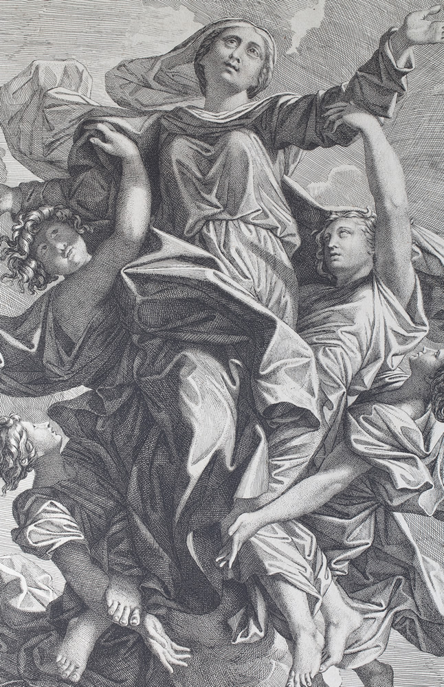 Jean Pesne - Gravure de L'assomption de la Vierge
