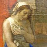 Christ and the adulteress - Detail 1