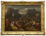 The Israelites gathering the Manna in the desert – painted for Chantelou (1637-1639)