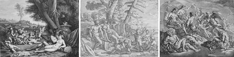 Le mythe de Vénus : les 3 gravures