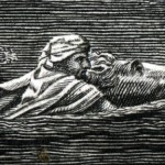 Winter or The Flood - Engraving - Detail 3