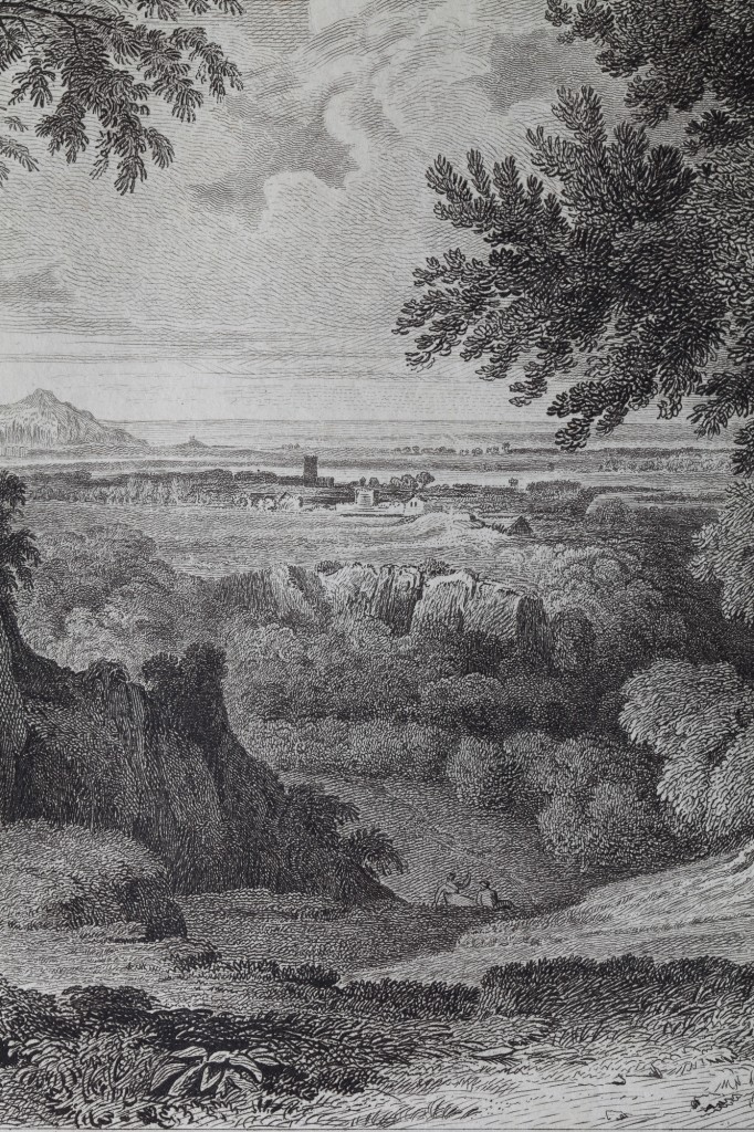 Gaspard Dughet - Paysage avec Abraham et Isaac - détail (1665 - National Gallery)