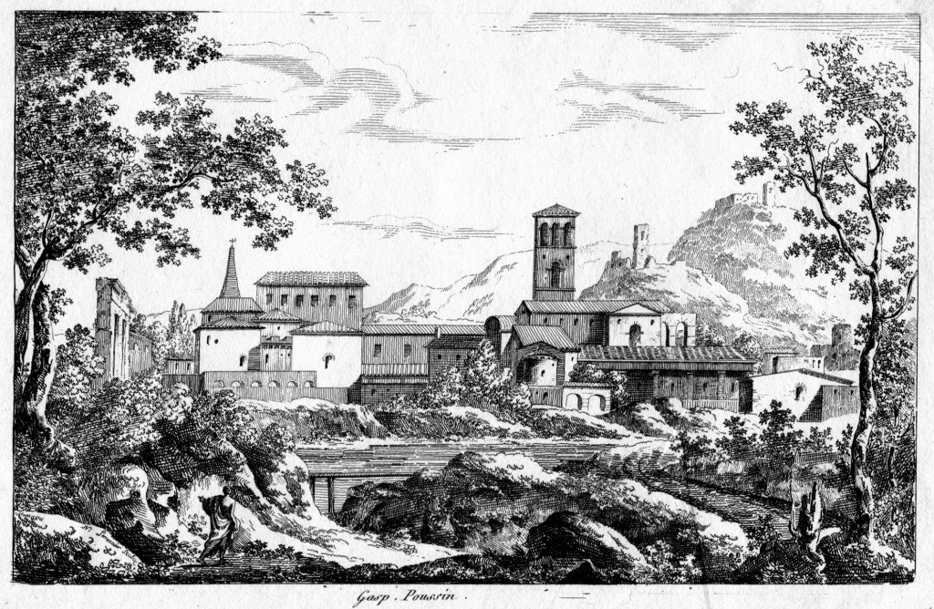 Gaspard Duguet - Paysage - Gravure de Lemercier