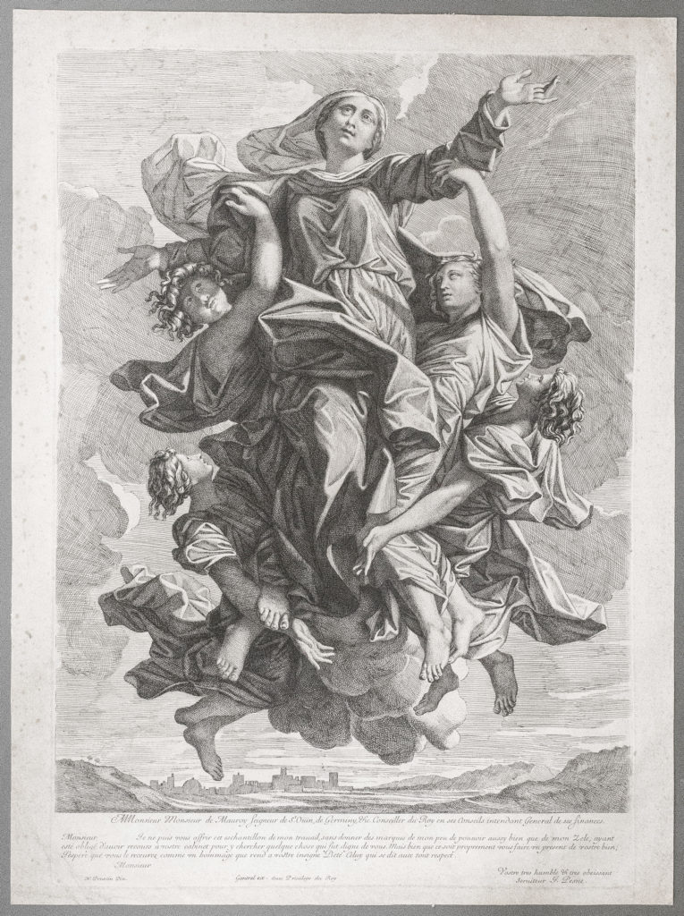 Assomption de la Vierge - Gravure de Jean Pesne