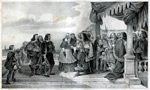 Poussin présenté à Louis XIII